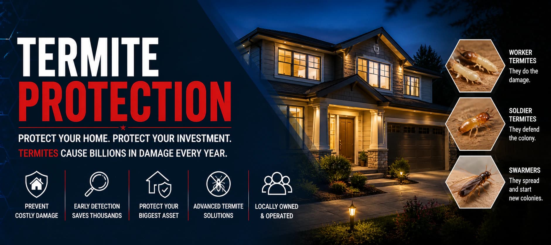 Termite protection services in Kansas City by All Star Pest Solutions