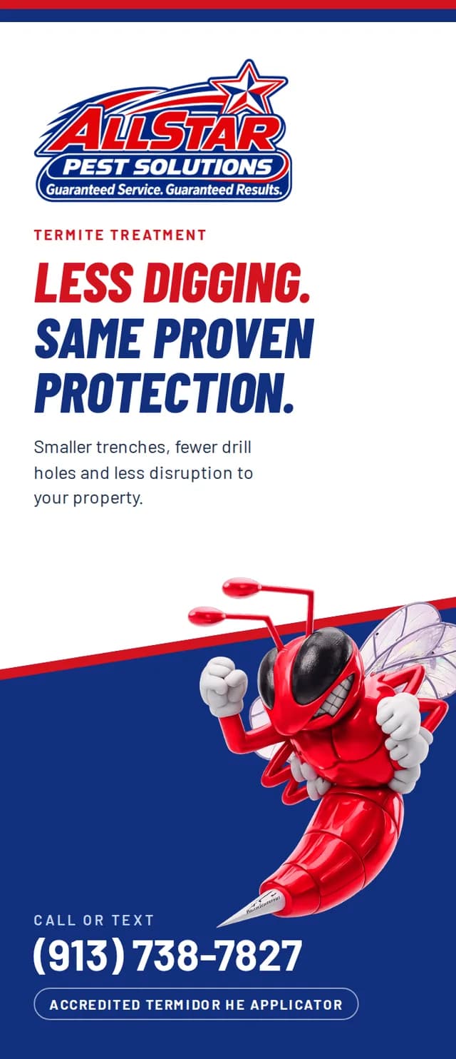 Termidor HE Treatment brochure cover — All Star Pest Solutions